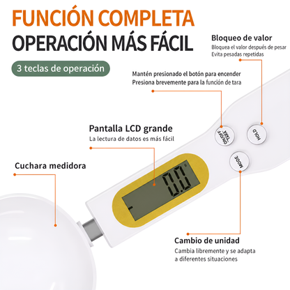Cuchara medidora digital